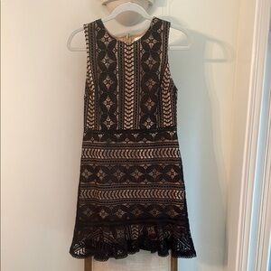 Elegant Black Lace Dress